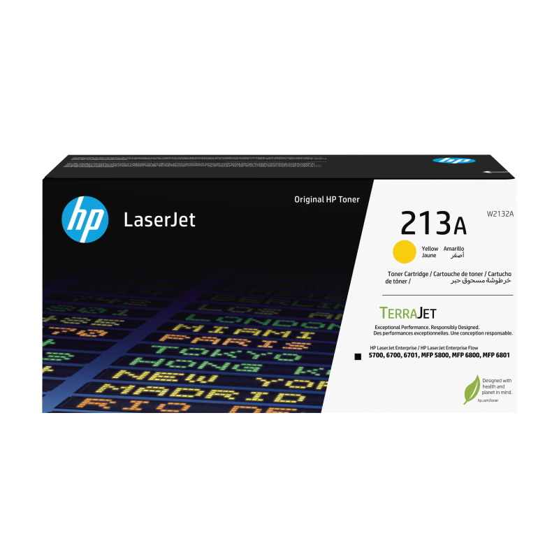 Hp cartuccia toner originale giallo laserjet 213a