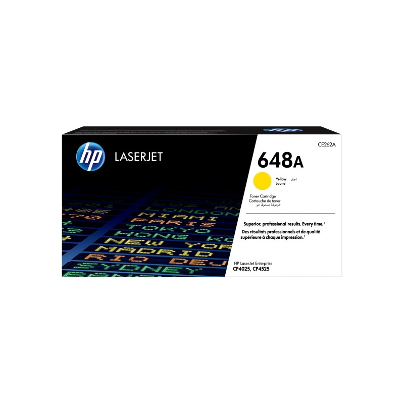 Hp cartuccia toner originale giallo laserjet 648a