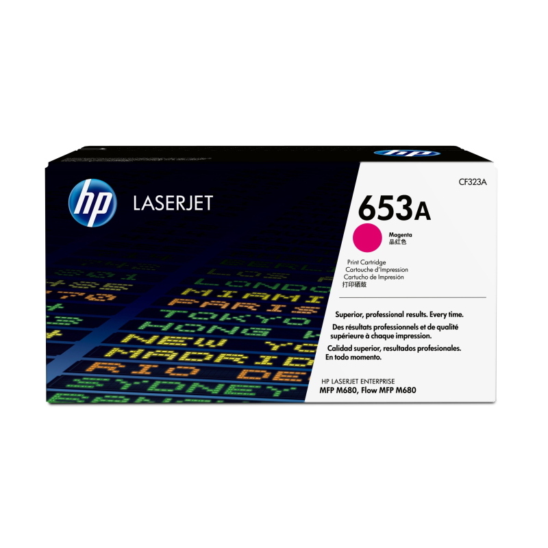 Hp cartuccia toner originale magenta laserjet 653a Hp cartuccia toner originale magenta laserjet 653a