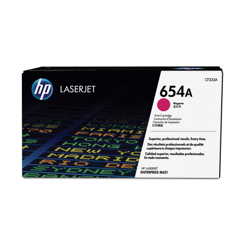 Hp cartuccia toner originale magenta laserjet 654a