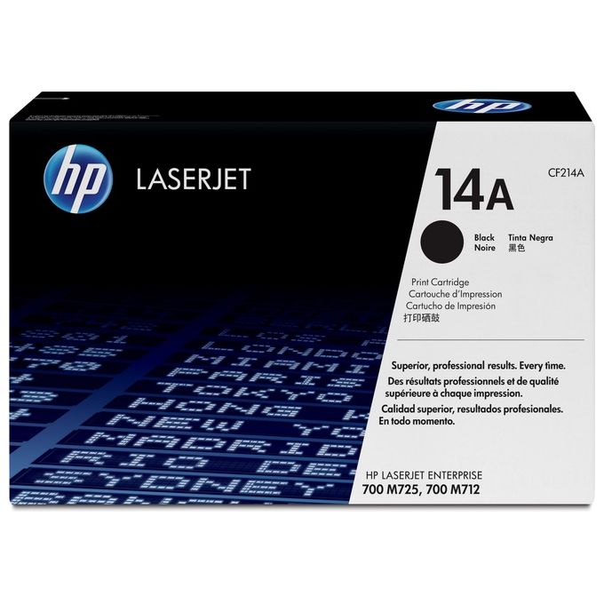 Hp cartuccia toner originale nero laserjet 14a