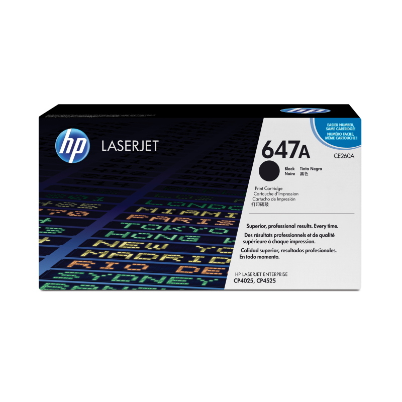 Hp cartuccia toner originale nero laserjet 647a