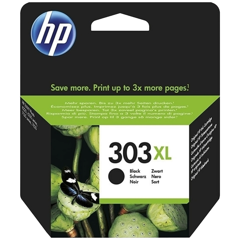 Hp Cartuccia Toner XL Nero 303 T6n04ae#30a Hp Cartuccia Toner XL Nero 303 T6n04ae#30a