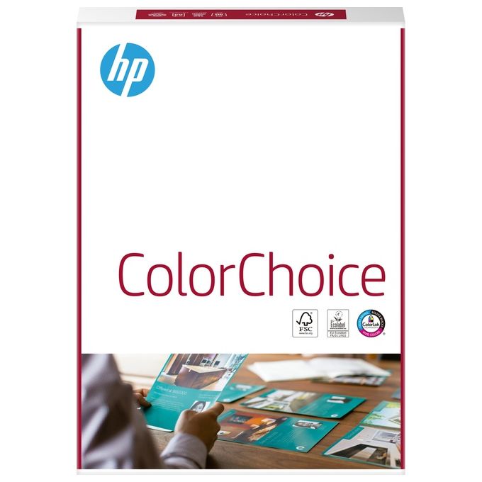 HP CHP751 Color Choice Carta per Stampanti Laser A4 100 g-m² 500 Fogli FSC Ecolabel colore Bianco