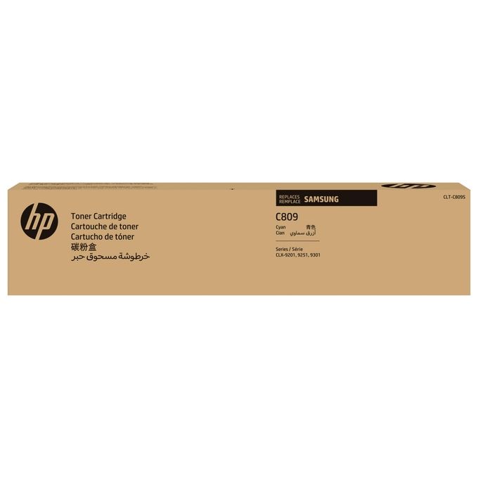 HP CLT-C809S Toner Originale Laser Ciano 15000 pagine per Samsung CLX-9201NA CLX-9251NA CLX-9301NA colore Ciano HP CLT-C809S Toner Originale Laser Ciano 15000 pagine per Samsung CLX-9201NA CLX-9251NA CLX-9301NA colore Ciano