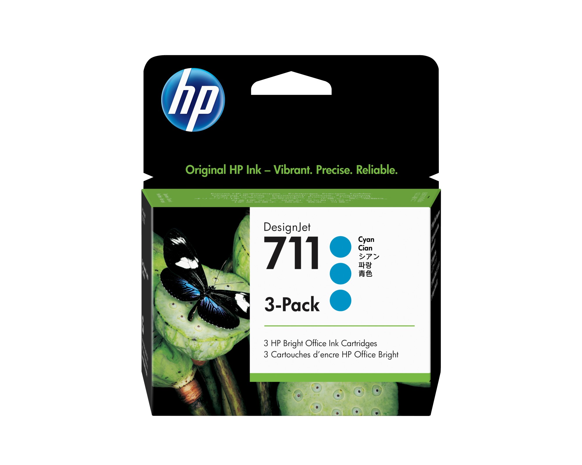 HP Confezione da 3 di cartucce inchiostro ciano DesignJet 711 29 ml