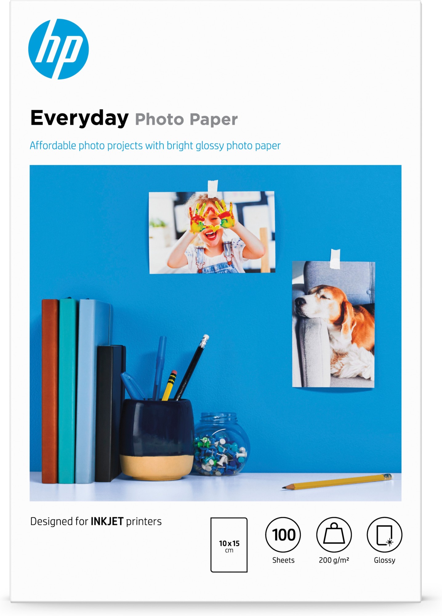 Hp - Cr757a Everyday Glossy Photo Paper 100 A6 10x15cm