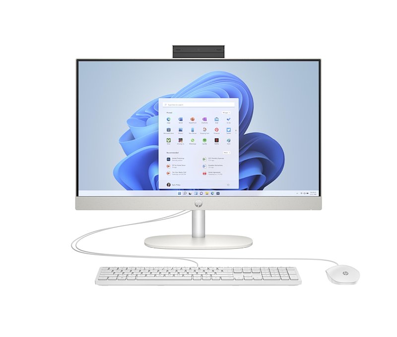 Hp - Desktop All In One 24-cr0071nl-shell White