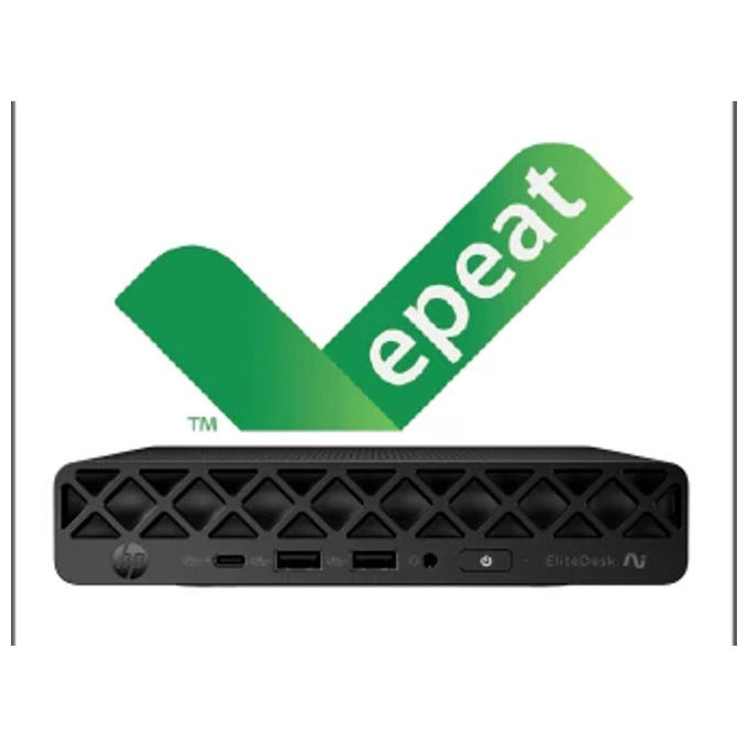 Hp EliteDesk 8 Mini G1a Desktop Next Gen AI PC 32GB RAM 1TB SSD Nero