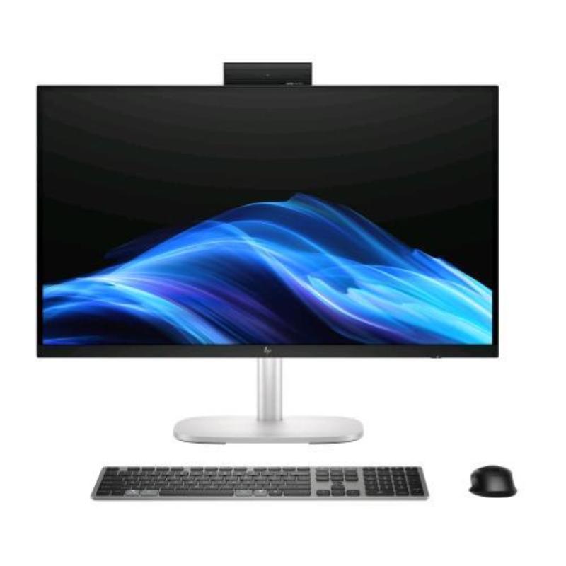 Hp elitestudio 8 g1i ai all in one 27 quad hd 2560 x 1440 intel core ultra 5 235 ram 16gb-ssd 512gb nvme-intel graphics-web cam 5mpx-altoparlanti-wi-fi 7 +gigabit lan-tastiera e mouse wireless-win 11 prof argento (d5bc2et#abz)