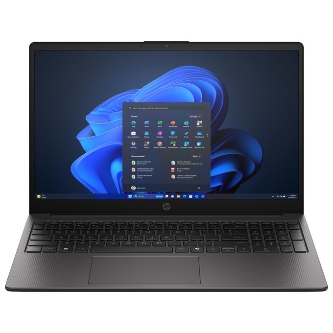 HP INC HP 250R G10 Notebook Intel Core 7 150U fino a 5.4 GHz Win 11 Pro Intel Graphics 16 GB RAM 512 GB SSD NVMe 15.6'' SVA 1920 x 1080 Wi-Fi 6 Bluetooth tastiera italiana colore Argento Cenere Scuro