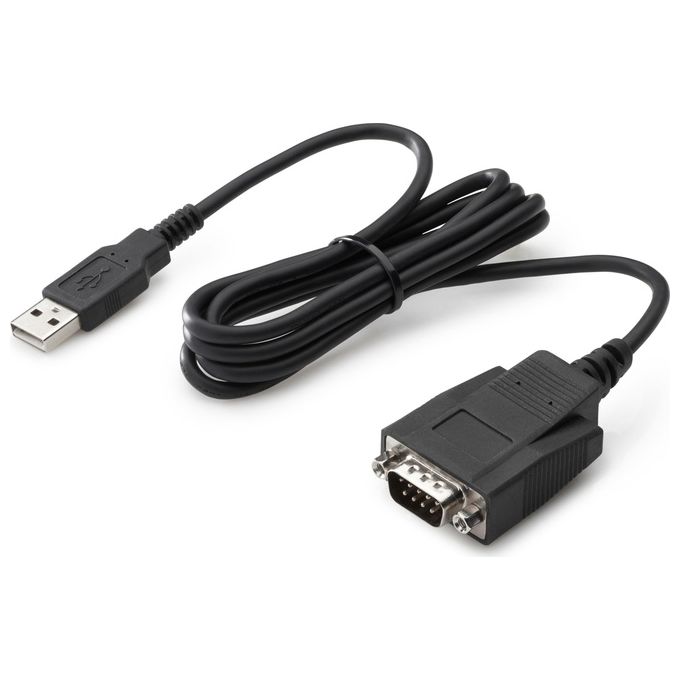 HP J7B60AA Adattatore da USB a Porta Seriale RS-232 DB9 Maschio 0.23 m colore Nero