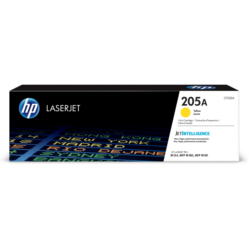 Hp laserjet cartuccia toner giallo originale 205a