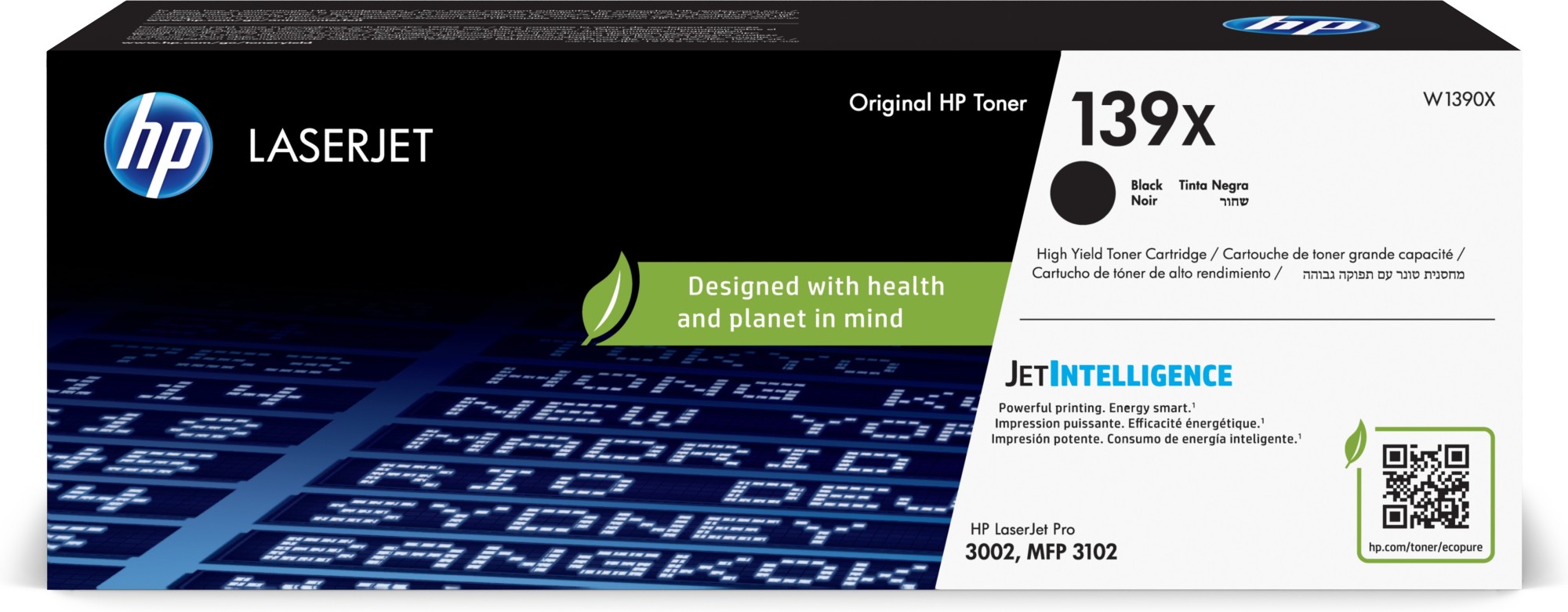 HP LaserJet Cartuccia toner nero originale 139X ad alta capacità