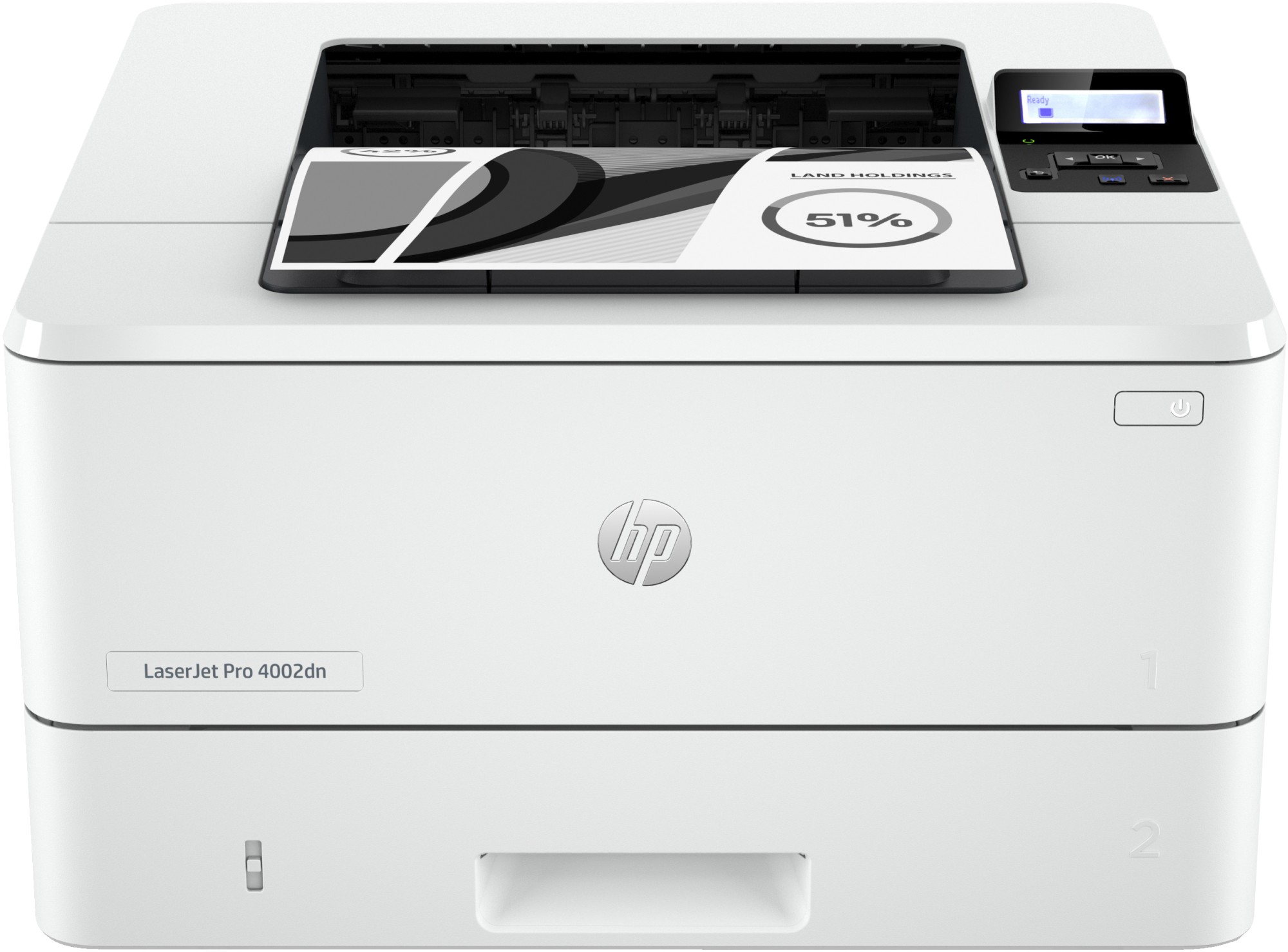 HP LaserJet Pro Stampante 4002dn Bianco e nero Stampante per Piccole e medie imprese Stampa Stampa fronte/retro elevata velocità di stampa della prima pagina risparmio energetico dimensioni compatte Avanzate funzionalità di sicurezza