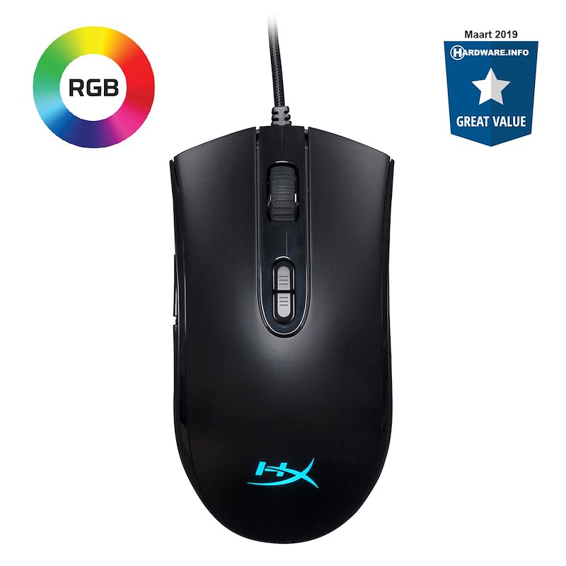 Hp Mouse Hyperx Pulsefire Core Black Hx-mc00 Nero