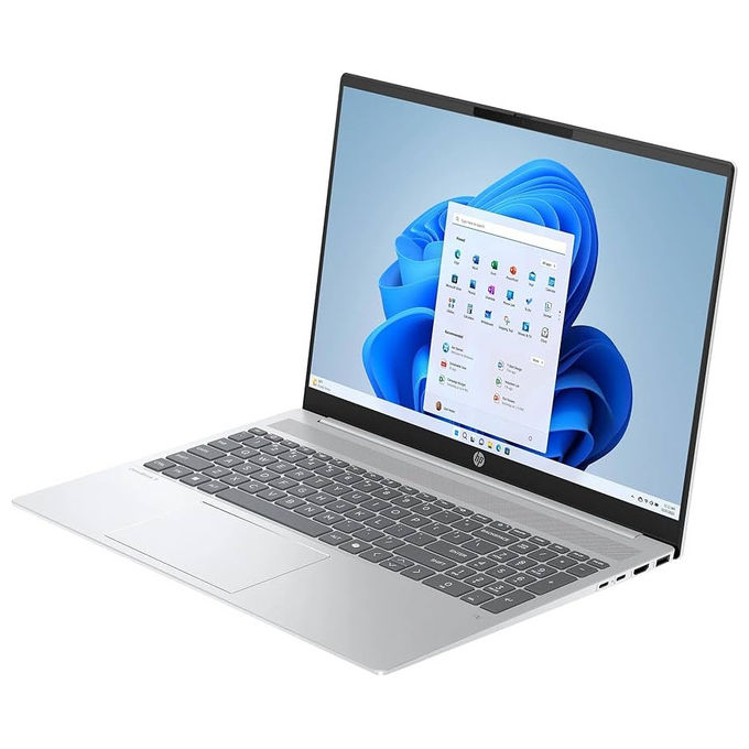 HP OmniBook 5 AI notebook 16 pollici, Intel Core Ultra 5 225U, display OLED 2K, 16 GB RAM, SSD 1 TB, Windows 11 Home, argento