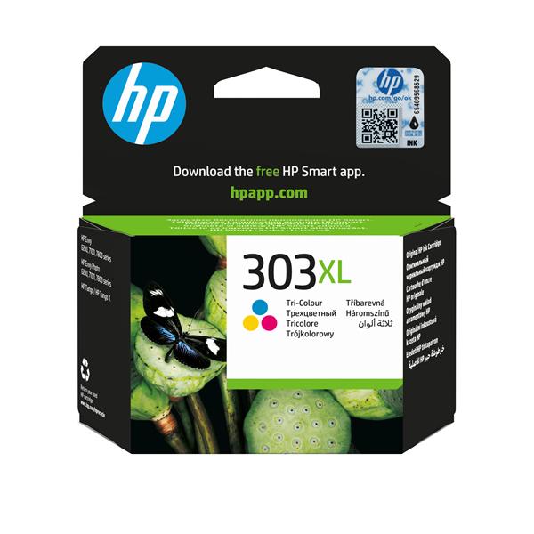 Hp Original 303XL High Yield Tri-Color Ink Cartridge T6N03AE#LS1