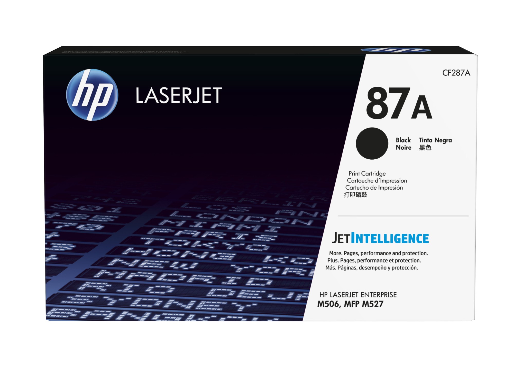 Hp originale Toner Nero 87A 9.000Pag Per Lj M5Xx