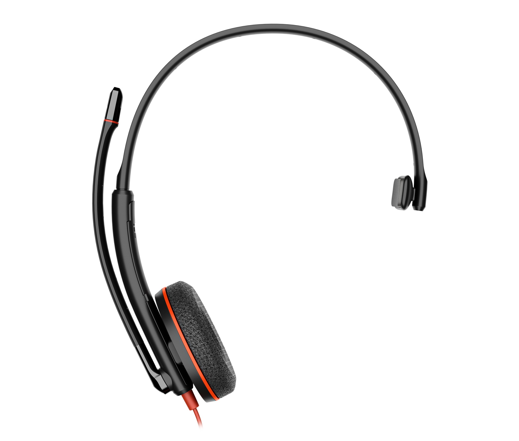 HP Poly Cuffie monoaurali Poly Blackwire 3210 con connettore USB-C + adattatore USB-C/A