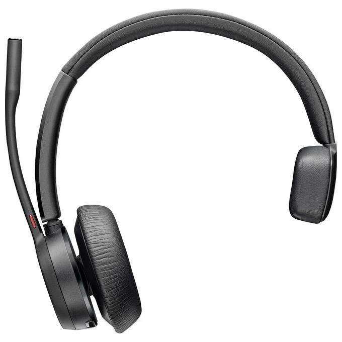 HP POLY Cuffie Voyager 4310 Certificate per Microsoft Teams Dongle BT700 con Supporto per Ricarica