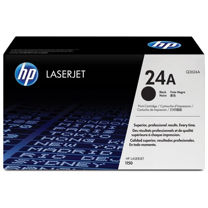 HP Q2624A 24A Black Original LaserJet Toner Cartridge Resa 2500 pagine Tecnologia Stampa Laser colore Nero HP Q2624A 24A Black Original LaserJet Toner Cartridge Resa 2500 pagine Tecnologia Stampa Laser colore Nero