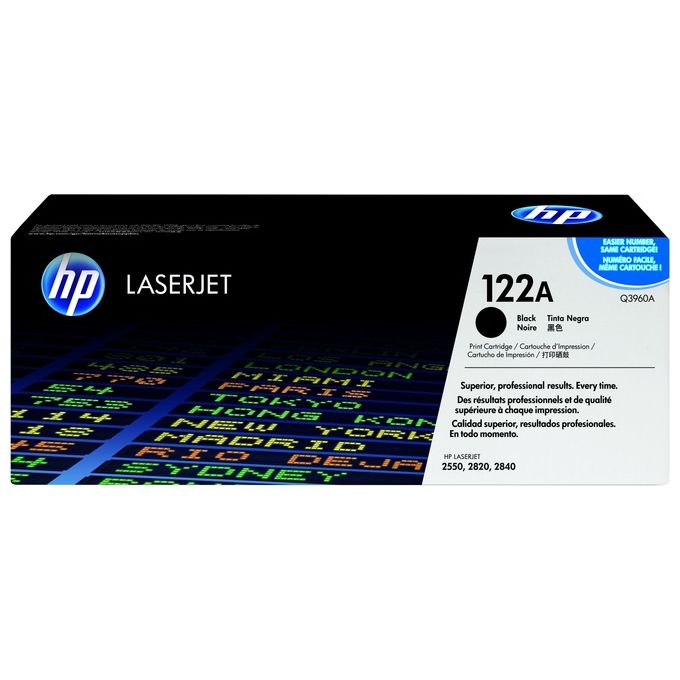 HP Q3960A 122A LaserJet Cartuccia Toner 5000 pagine compatibile Color LaserJet 2550 2820 2830 2840 colore Nero