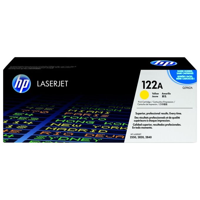 HP Q3962A 122A Toner Cartuccia Stampa Laser Resa 4000 Pagine colore Giallo