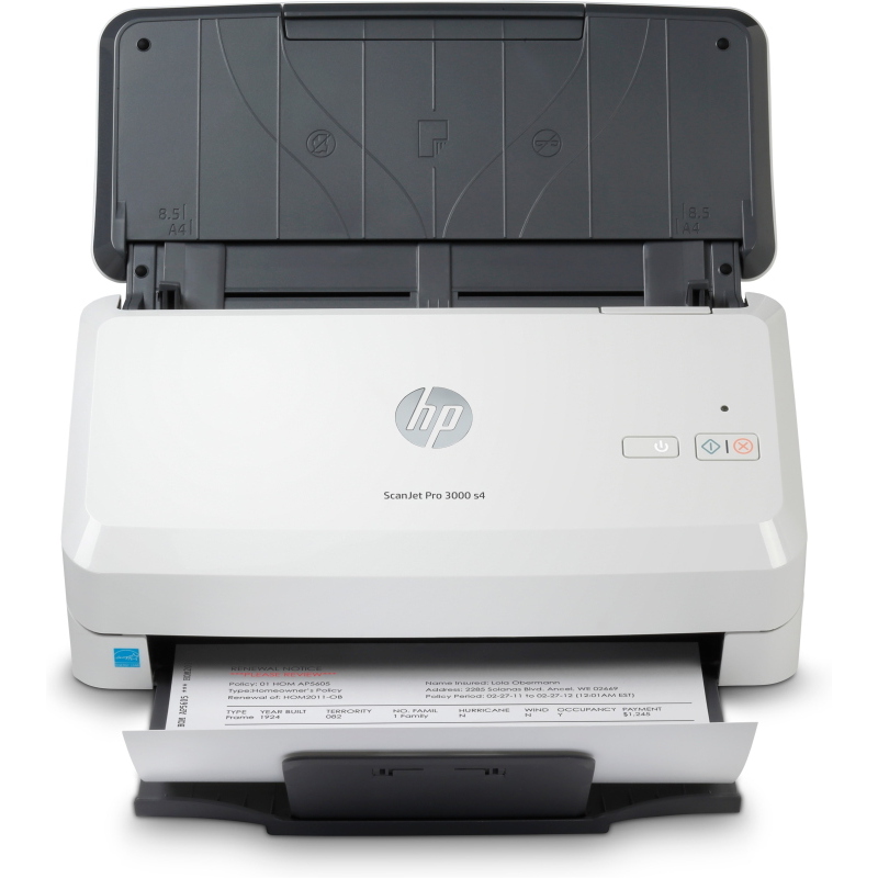 Hp scanjet pro 3000 s4 scanner a foglio 600 x 600 dpi a4 nero, bianco