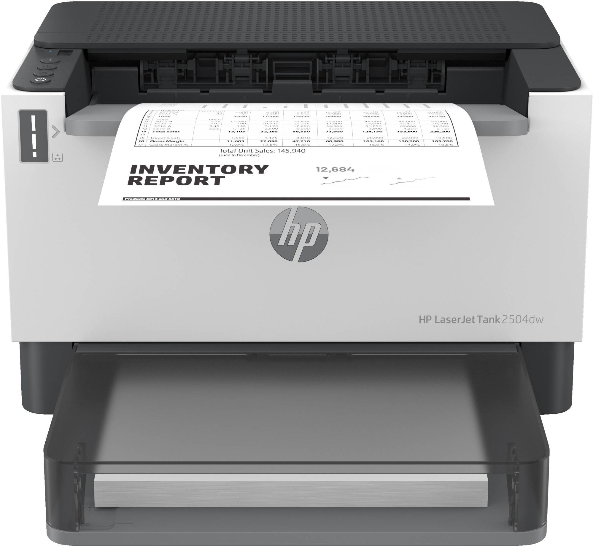 Hp Stamp Laser B/N A4 Laserjet Tank 2504Dw 22Ppm Usb/Lan/Wifi