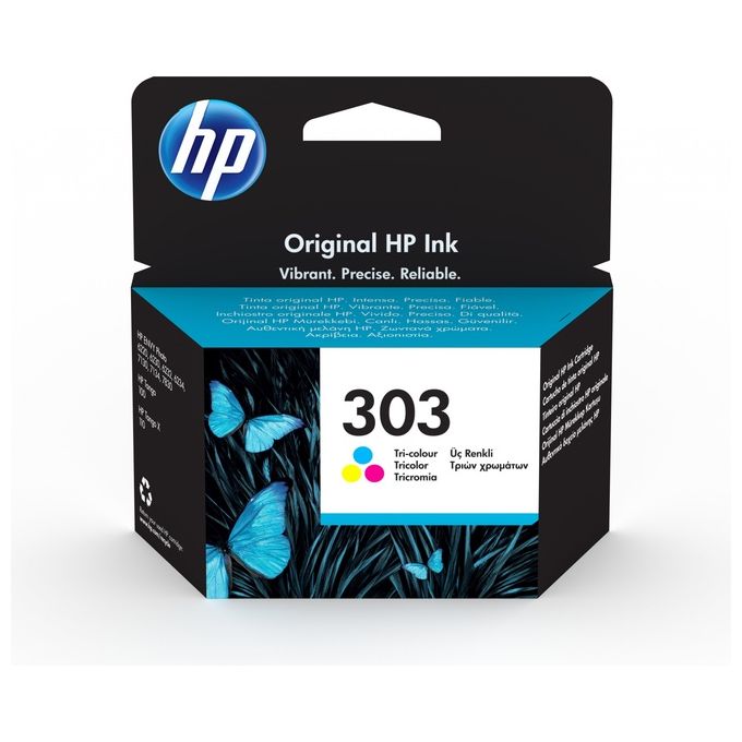 HP T6N01AE Cartuccia di inchiostro originale tricolore Ciano Magenta Giallo resa 165 pagine colore Tricolore HP T6N01AE Cartuccia di inchiostro originale tricolore Ciano Magenta Giallo resa 165 pagine colore Tricolore
