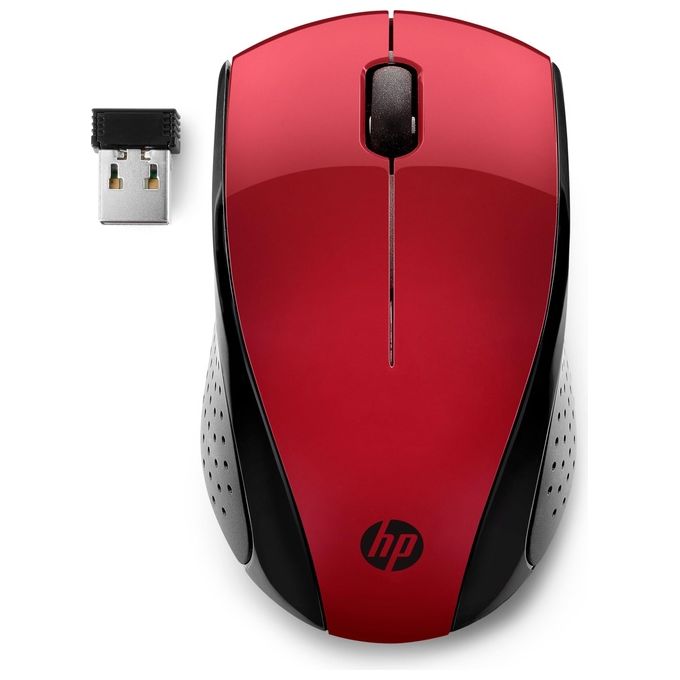 Hp - Wireless Mouse 220-red