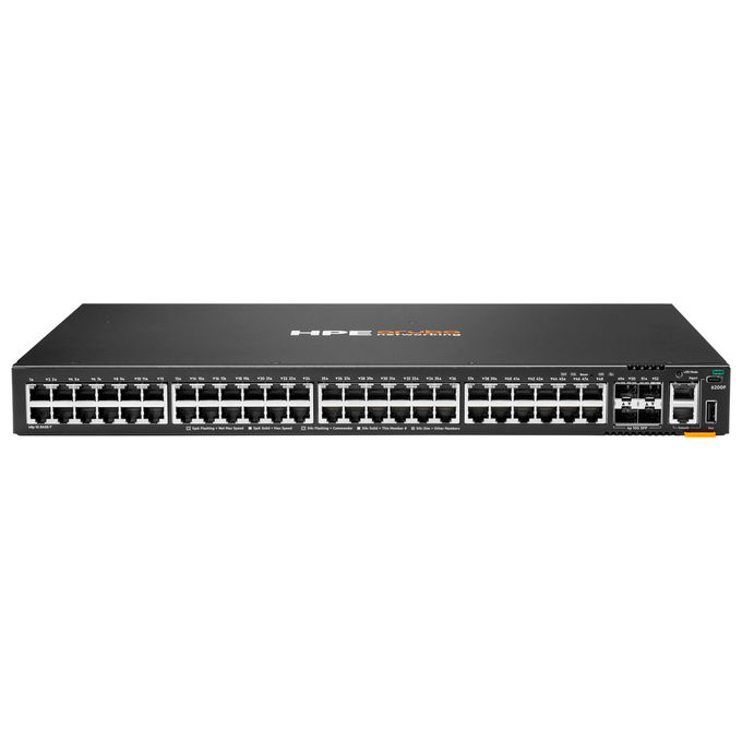 Hpe Aruba CX 6200F 48G 4SFP+ Switch Gigabit Ethernet L3 Gestito Hpe Aruba CX 6200F 48G 4SFP+ Switch Gigabit Ethernet L3 Gestito