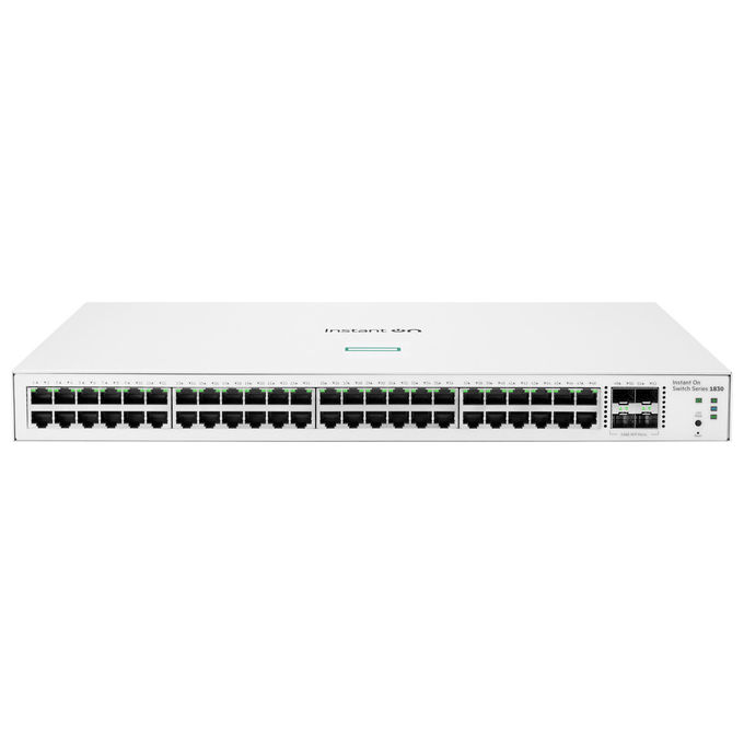 HPE JL814A Aruba Instant On 1830 Switch 48 porte Gigabit 4 porte SFP L2 Gestito 104 Gbit-s