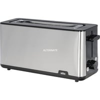 HT 1610 8 1030 W Nero, Acciaio inox, Tostapane