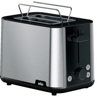 HT101BI-HT1510BK 8 2 fetta/e 900 W Nero, Acciaio inox, Tostapane