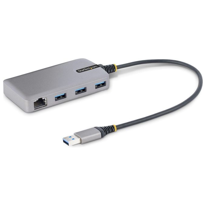 HUB 2 in 1 Mini Dock USB con Ethernet Grey 5G3AGBB USB A HUB
