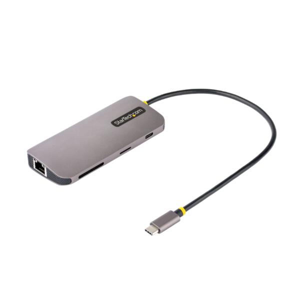 HUB 4 in 1 Mini Dock Usb C con Pd 100W Gray 115B USBC MULTIPORT