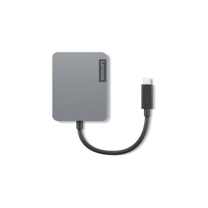 HUB 4 in 1 Usb C Travel Hub Gen2 Storm grey 4X91A30366