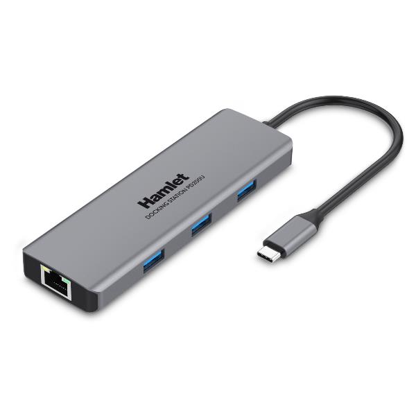 HUB 5 in 1 Docking Station Grey HDKC PD200U