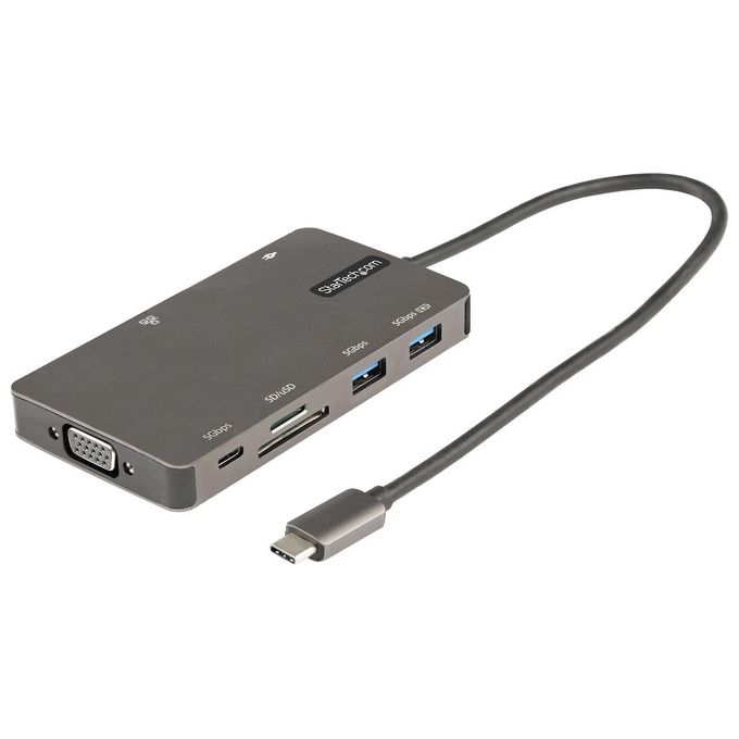 HUB 5 in 1 Mini Docking Station Usb C Gray DKT30CHVSDPD