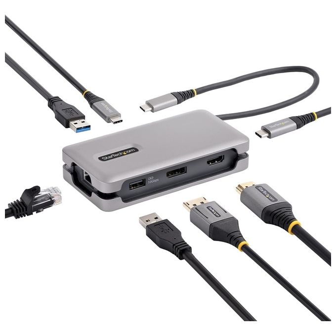 HUB 5 in 1 PD 140W Gray 177B USBC MULTIPORT