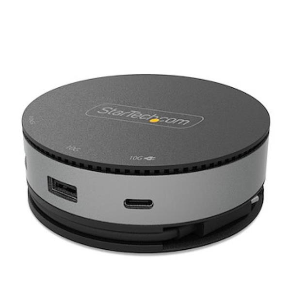 HUB 7 in 1 Docking Station Usb C Pd 75W Black e Silver DKT31CHDVCM