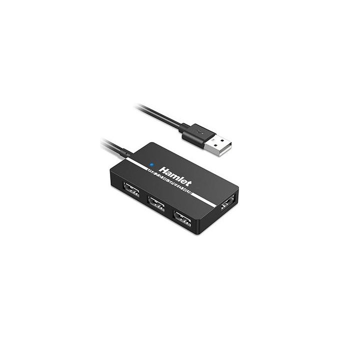 Hub USB 2.0 Black 4 porte XHUB 04U2