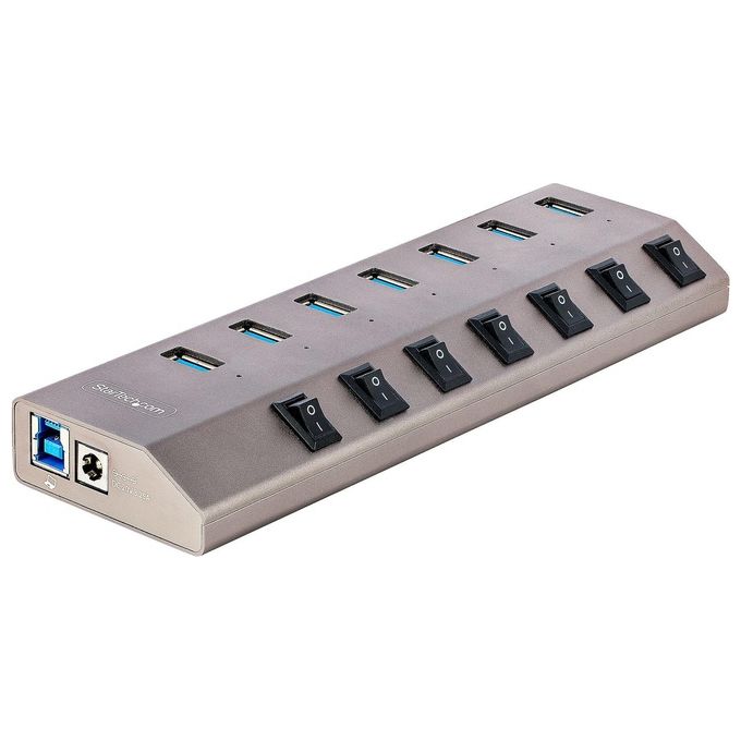 Hub USB Con Interruttori Individuali Grey 7 porte 5G7AIBS USB HUB EU