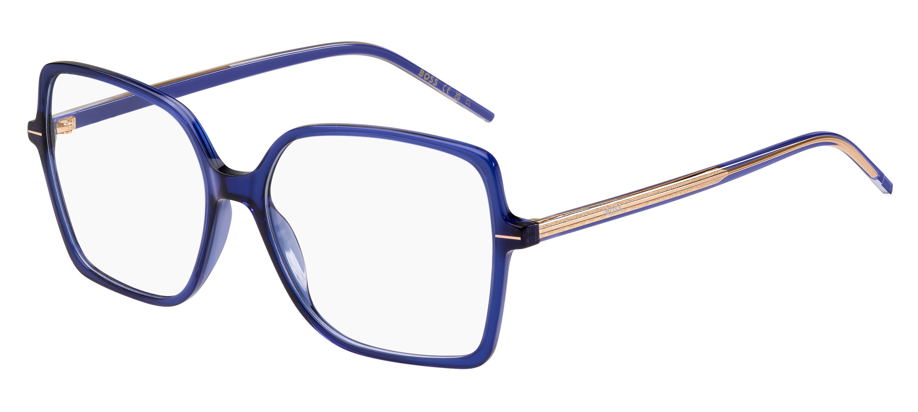 Hugo Boss Donna Hugo Boss BOSS 1587 B3V Montature da vista Acetato Viola Squadrata