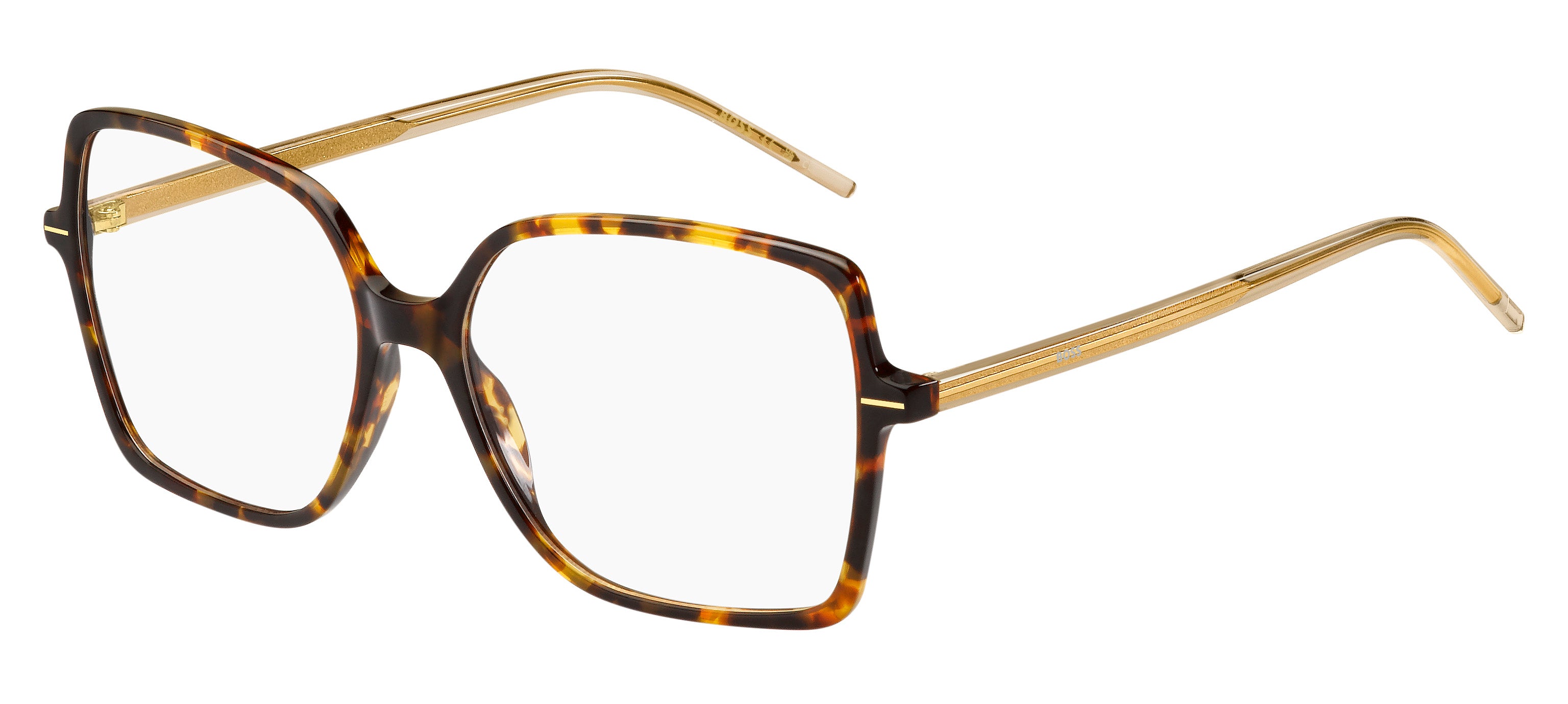 Hugo Boss Donna Hugo Boss BOSS 1587 HJV Montature da vista Acetato Havana/Giallo Squadrata