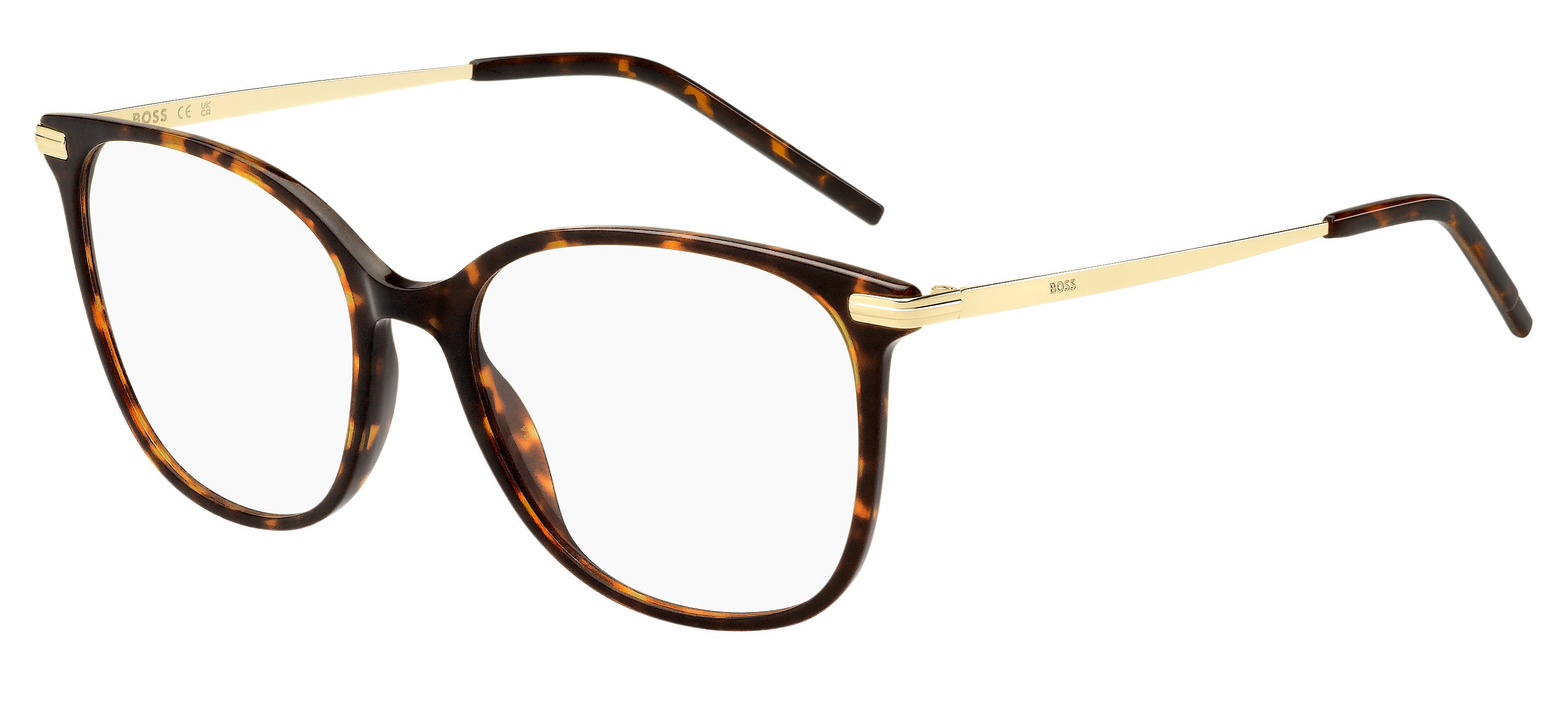 Hugo Boss Donna Hugo Boss BOSS 1663 2IK Montature da vista Acetato Havana Squadrata
