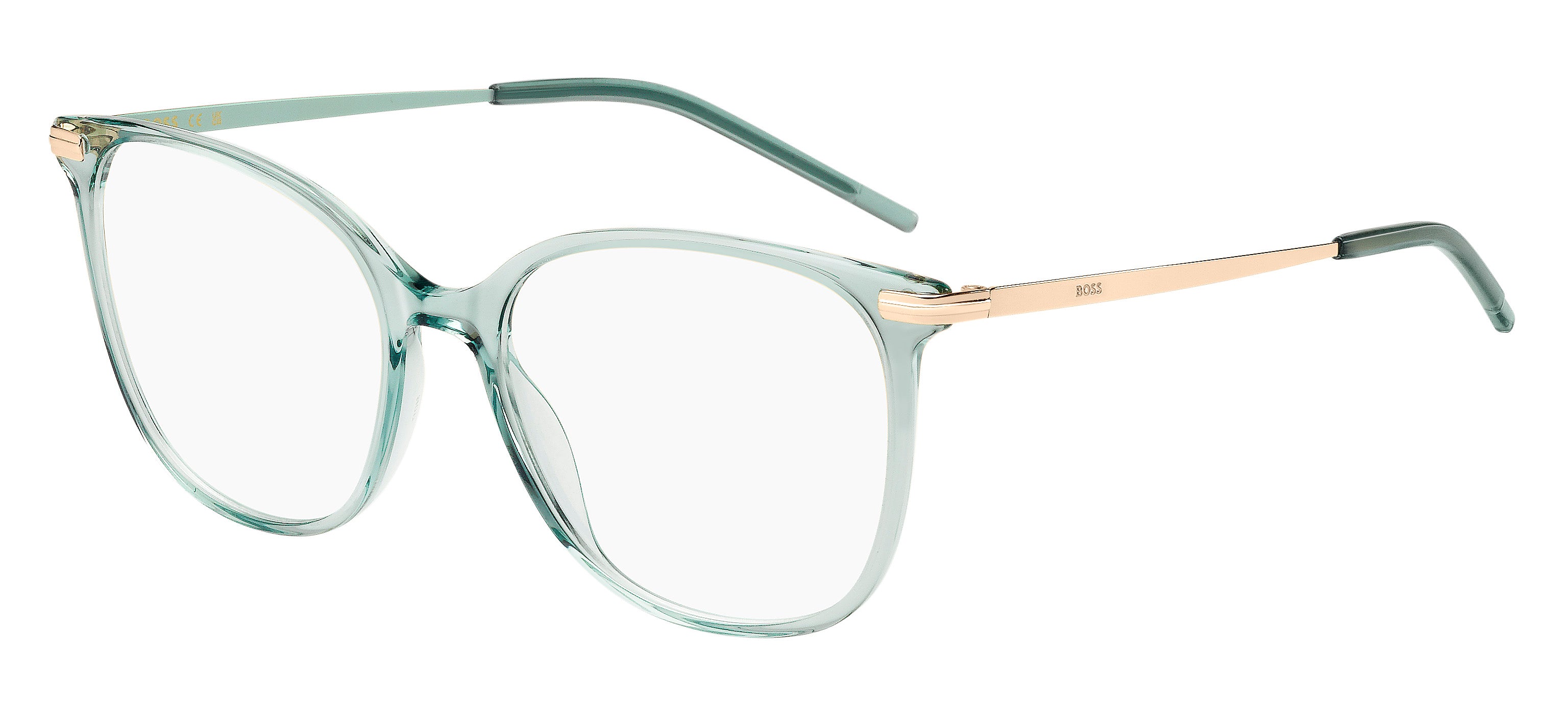 Hugo Boss Donna Hugo Boss BOSS 1663 PEF Montature da vista Acetato Verde Squadrata