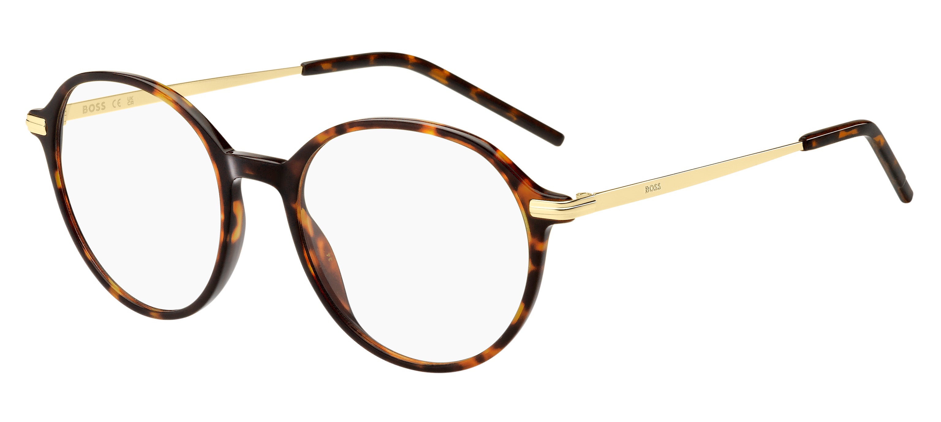 Hugo Boss Donna Hugo Boss BOSS 1664 2IK Montature da vista Acetato Havana Rotonda